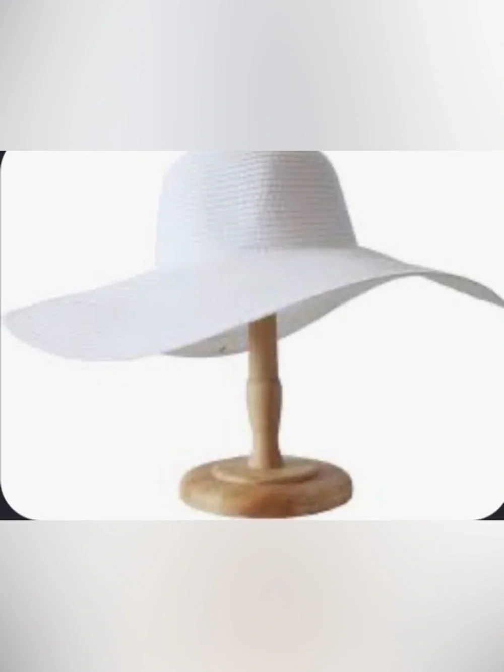 Amazon Essentials White Wide Brim Sun Hat